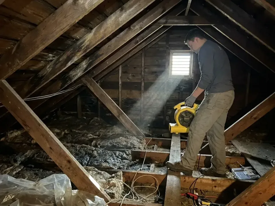 attic-water-damage-drying-proc-007 — frequently asked questions, Emergency Water Extraction & 24/7 Flood Response in Waterlo…
